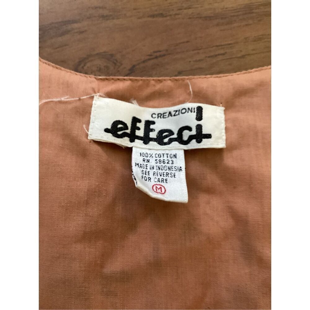 Vintage Creazioni Effect Beaded Vest Top M - Picture 4 of 9